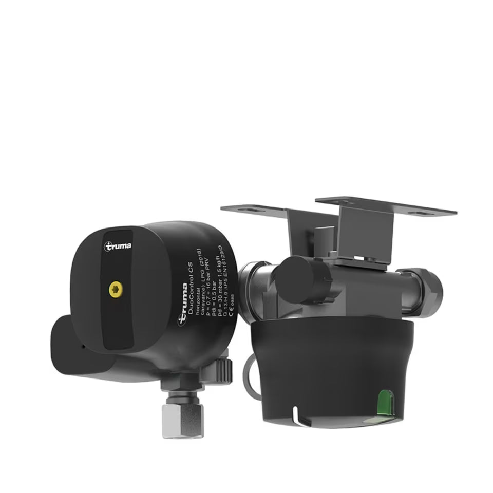 Truma DuoControl CS Horizontal Gasdruckregeler mit Crashsensor