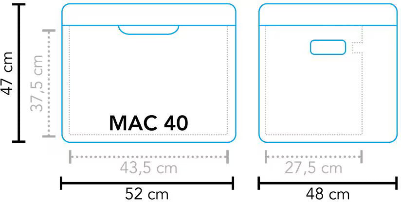 Mestic MAC-40 Absorber-Kühlbox, 42 L, 12/230V/Gas SHOWROOMMODEL