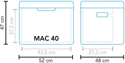 Mestic MAC-40 Absorber-Kühlbox, 42 L, 12/230V/Gas SHOWROOMMODEL