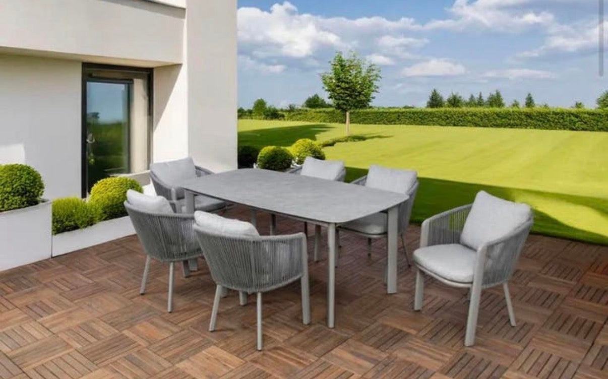 Sens-Line Siena Gartenstuhl Grau – 2er-Set
