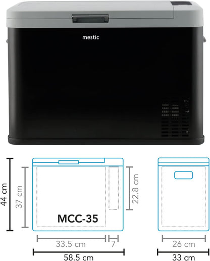 Mestic MCC-35 Kompressor-Kühlbox, 12/24V, 35L showroommodel