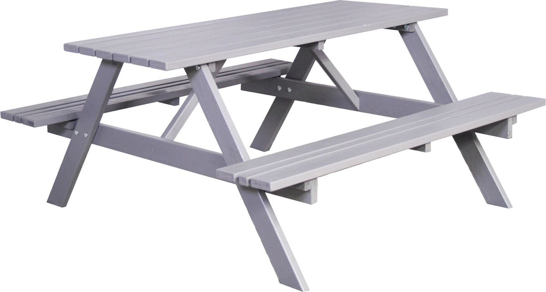 SenS-Line Remia Picknicktisch - 150 cm - Holz - Grau
